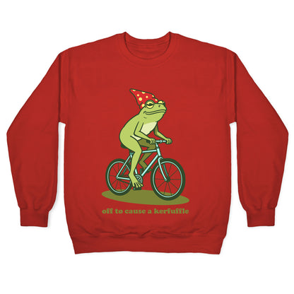 Off to Cause a Kerfuffle Crewneck Sweatshirt