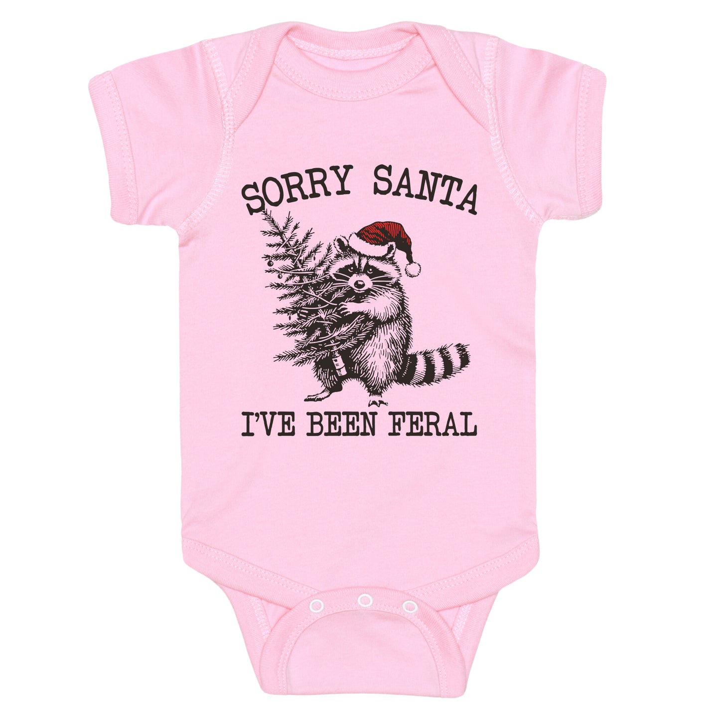 Sorry Santa, Ive Been Feral Baby One-Piece