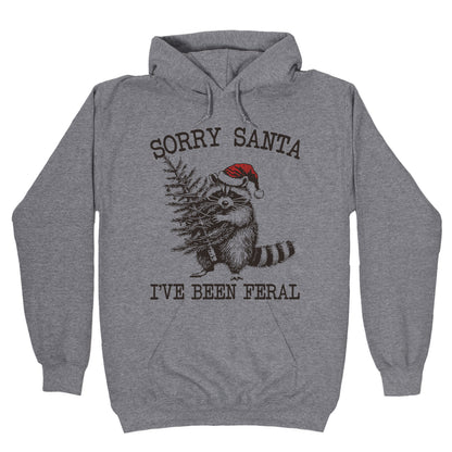Sorry Santa, Ive Been Feral Hoodie