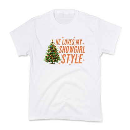 He Loves My Showgirl Style, She Loves my Redwood Tree Kids Tee