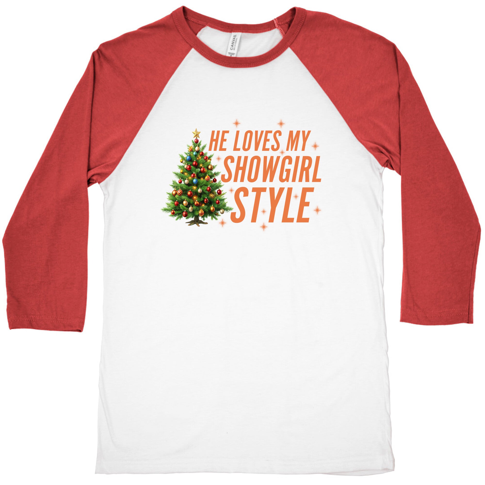 He Loves My Showgirl Style, She Loves my Redwood Tree Baseball Tee