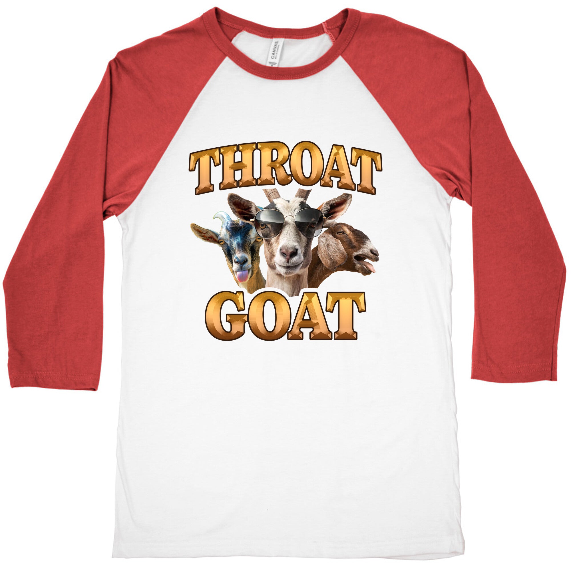 Throat Goat Baseball Tee