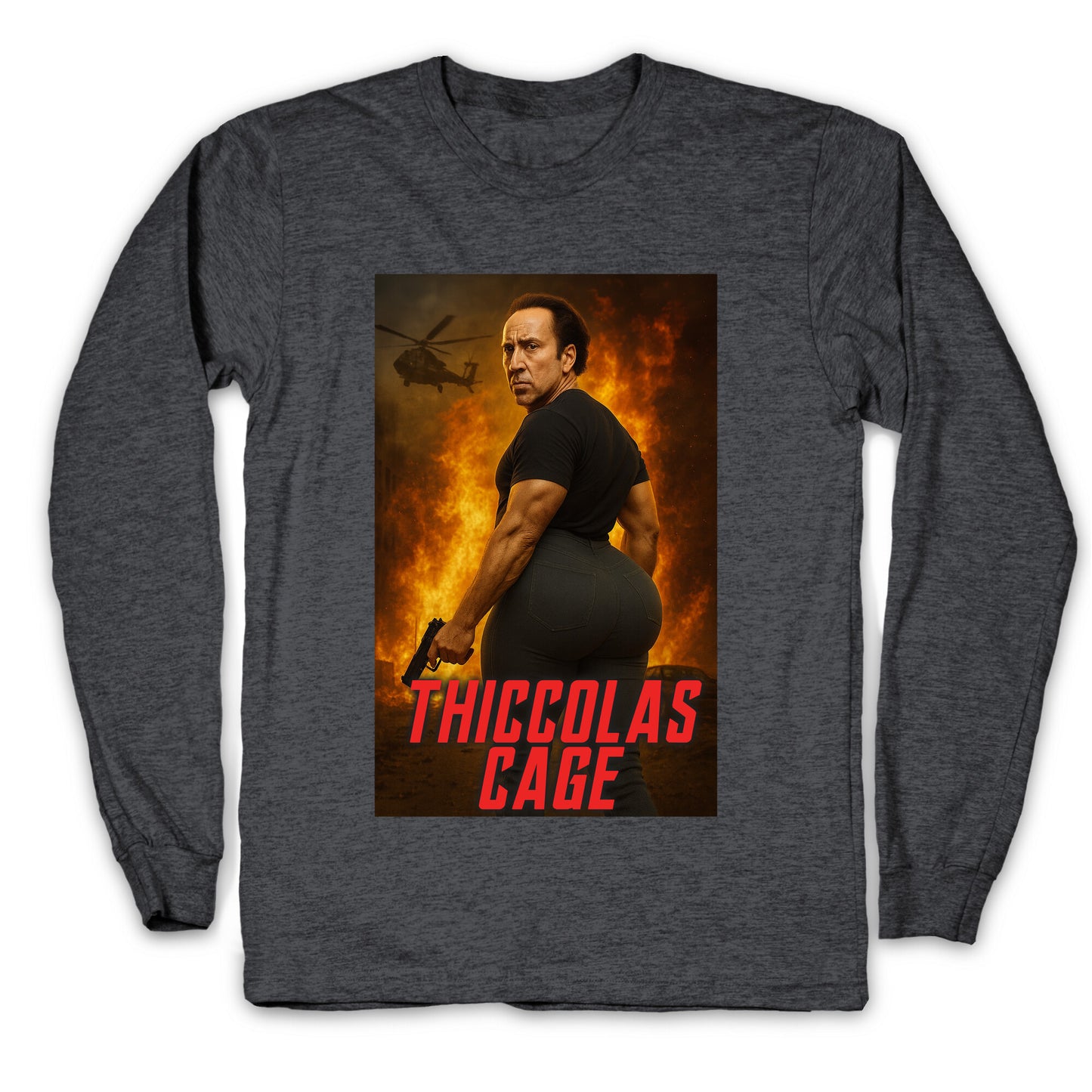 Thiccolas Cage Longsleeve Tee