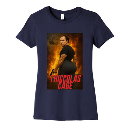 Thiccolas Cage Womens Cotton Tee