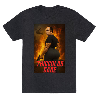 Thiccolas Cage Unisex Triblend Tee