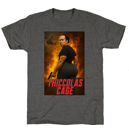 Thiccolas Cage Unisex Triblend Tee