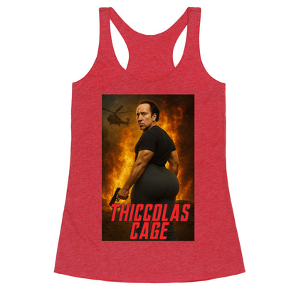 Thiccolas Cage Racerback Tank