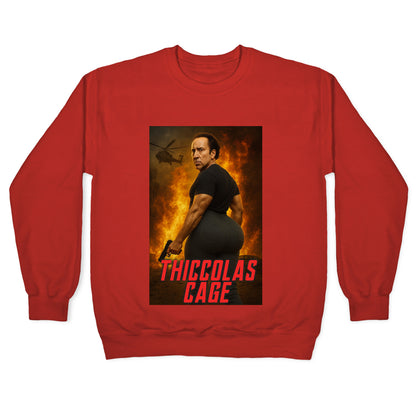 Thiccolas Cage Crewneck Sweatshirt