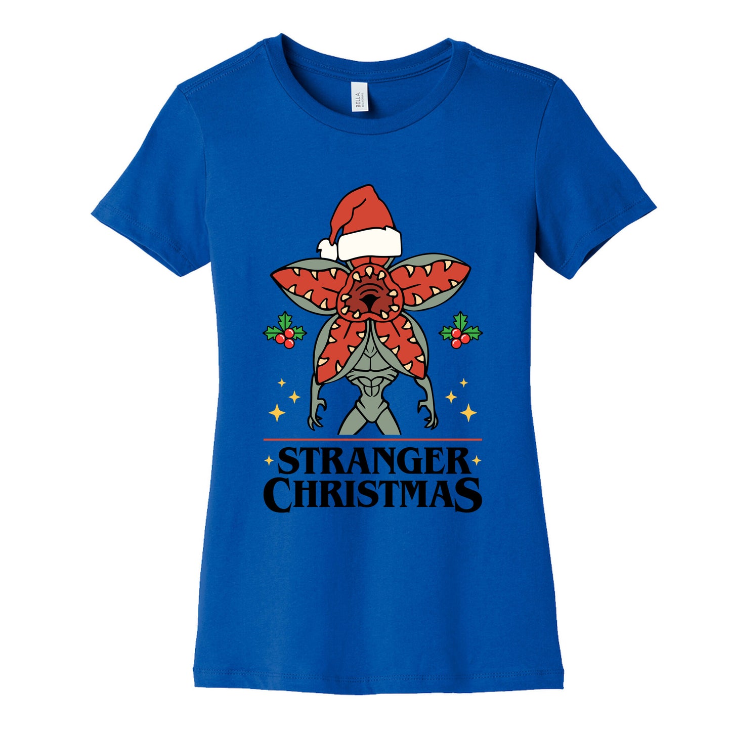 Stranger Christmas Womens Cotton Tee