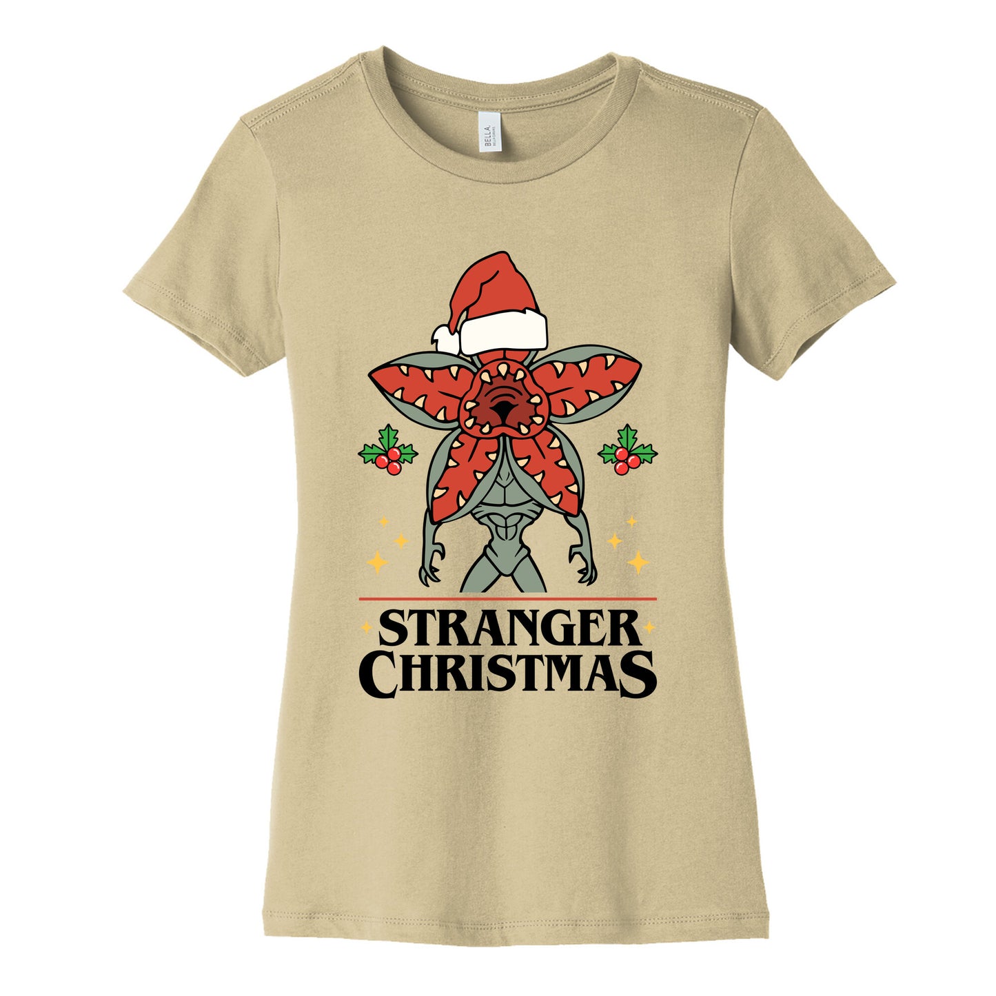 Stranger Christmas Womens Cotton Tee