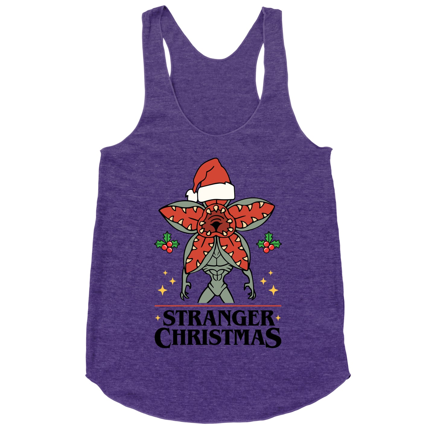 Stranger Christmas Racerback Tank