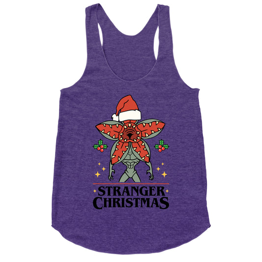 Stranger Christmas Racerback Tank