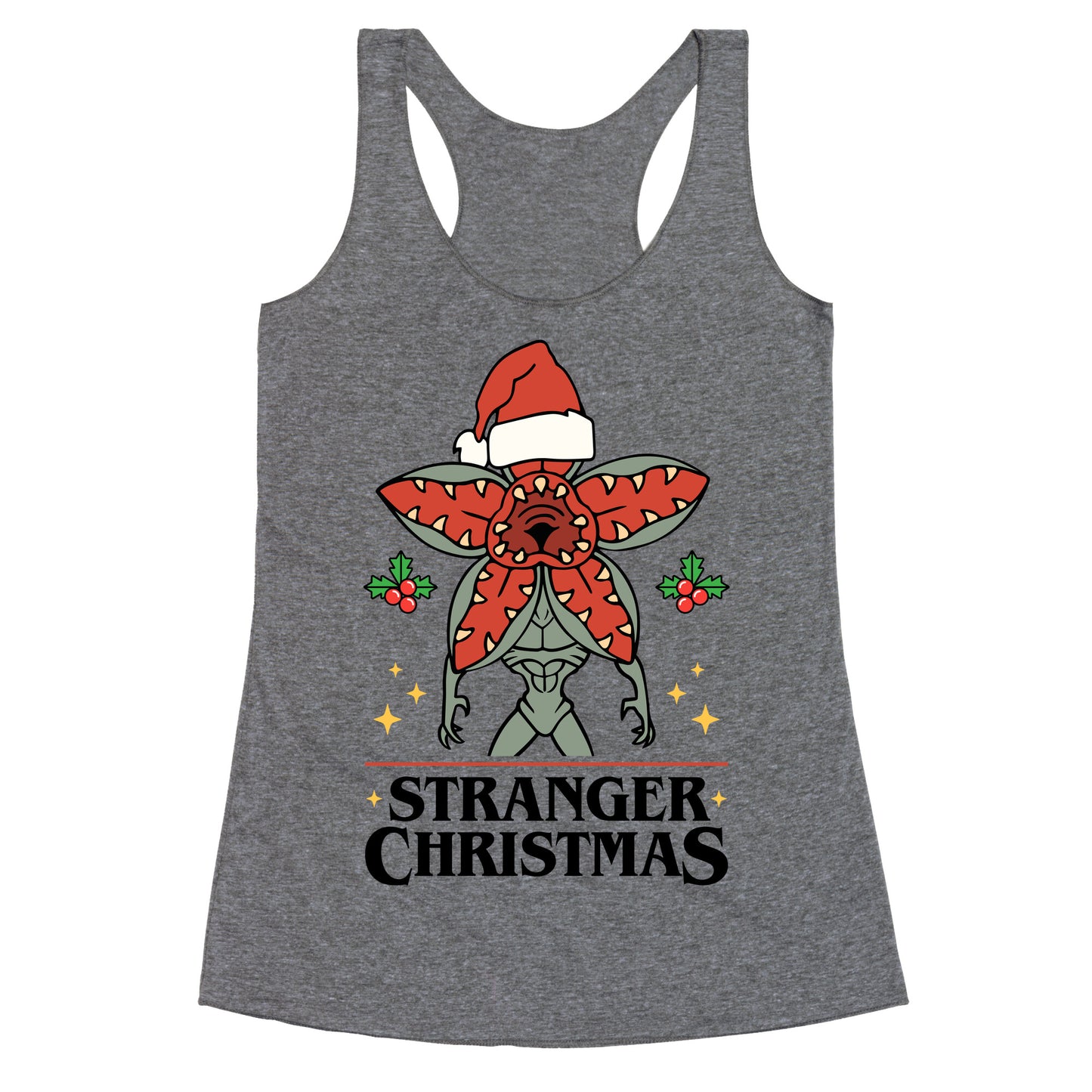 Stranger Christmas Racerback Tank