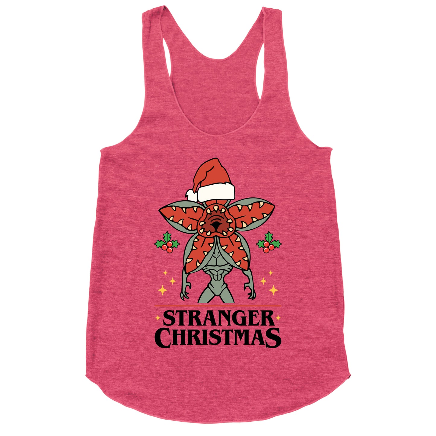 Stranger Christmas Racerback Tank