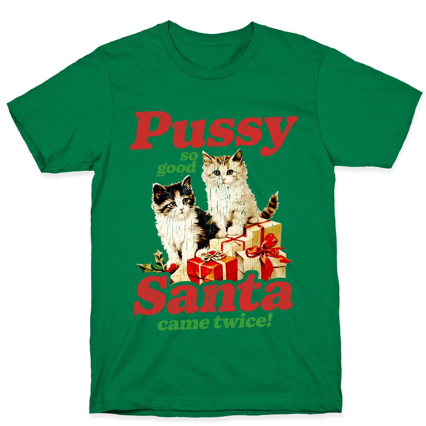 Pussy So Good Santa Came Twice T-Shirt
