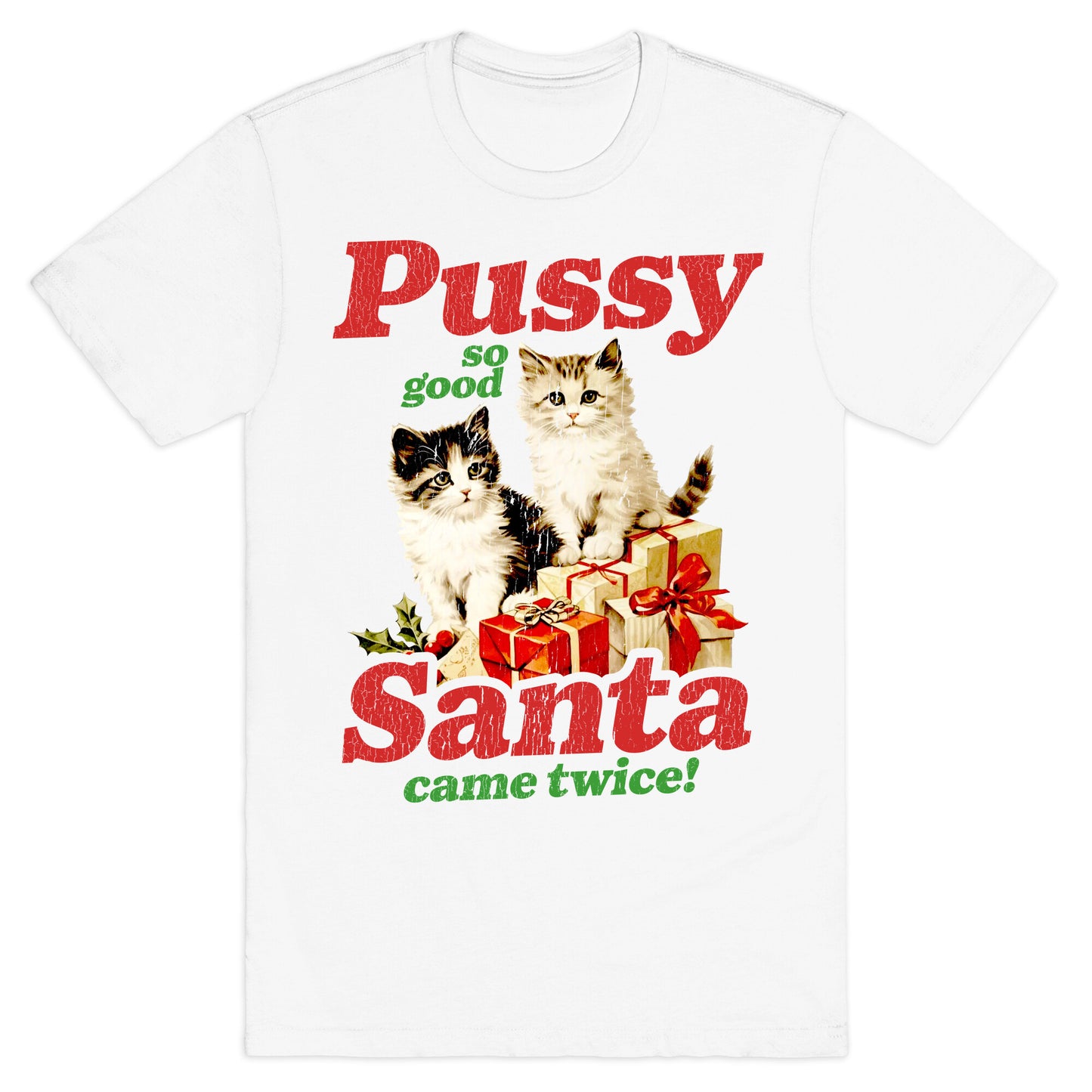 Pussy So Good Santa Came Twice T-Shirt