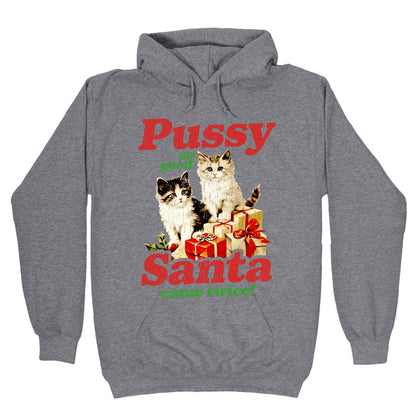 Pussy So Good Santa Came Twice Hoodie