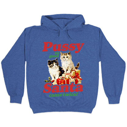 Pussy So Good Santa Came Twice Hoodie