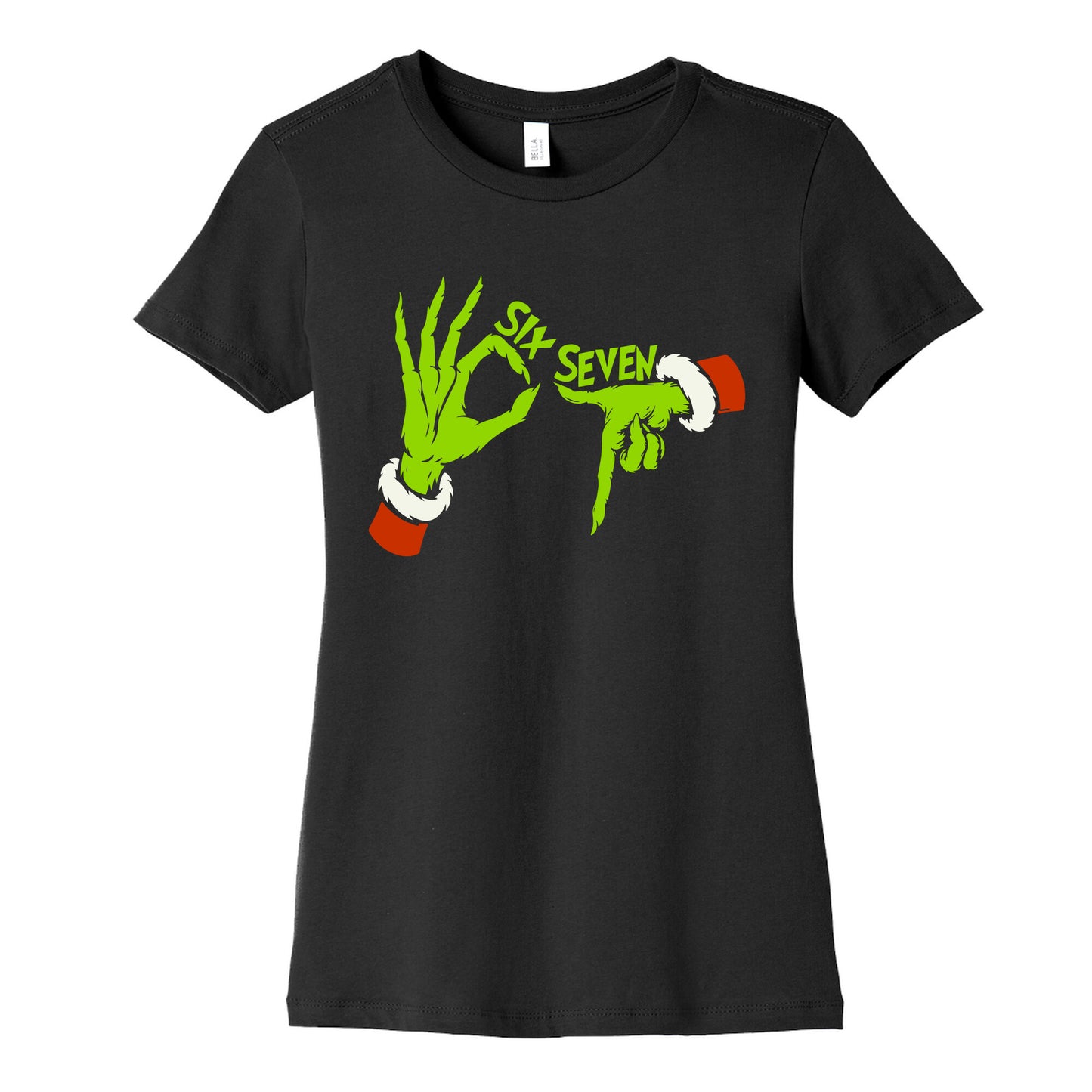67 Grinch Hands Womens Cotton Tee