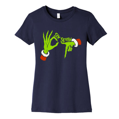 67 Grinch Hands Womens Cotton Tee