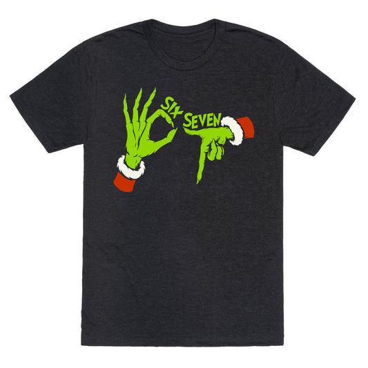 67 Grinch Hands Unisex Triblend Tee