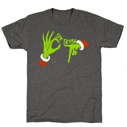 67 Grinch Hands Unisex Triblend Tee