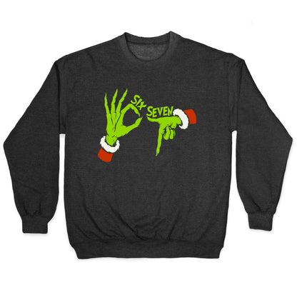67 Grinch Hands Crewneck Sweatshirt