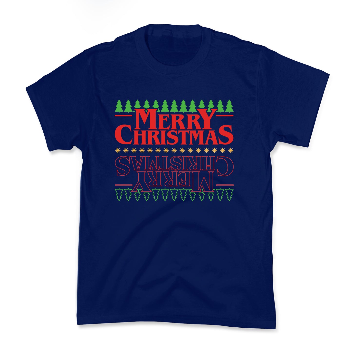 Christmas Upside Down Kids Tee