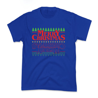 Christmas Upside Down Kids Tee