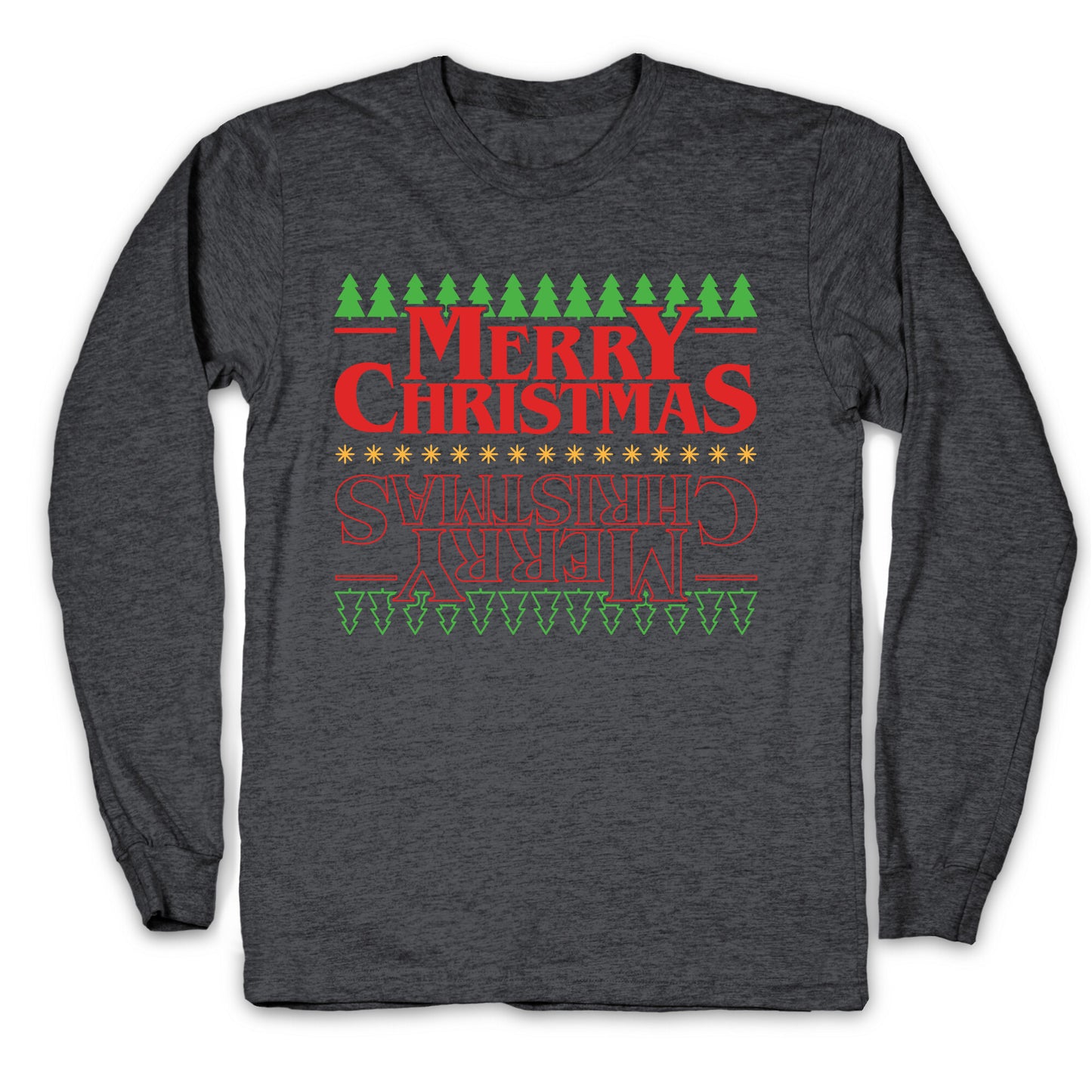 Christmas Upside Down Longsleeve Tee