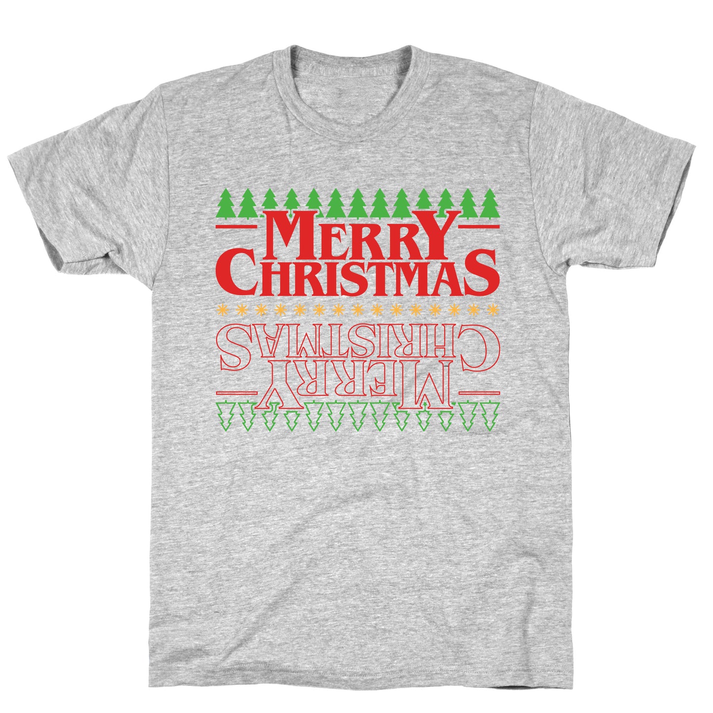 Christmas Upside Down T-Shirt