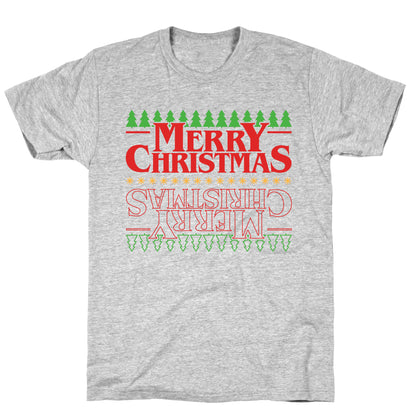 Christmas Upside Down T-Shirt