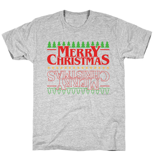 Christmas Upside Down T-Shirt
