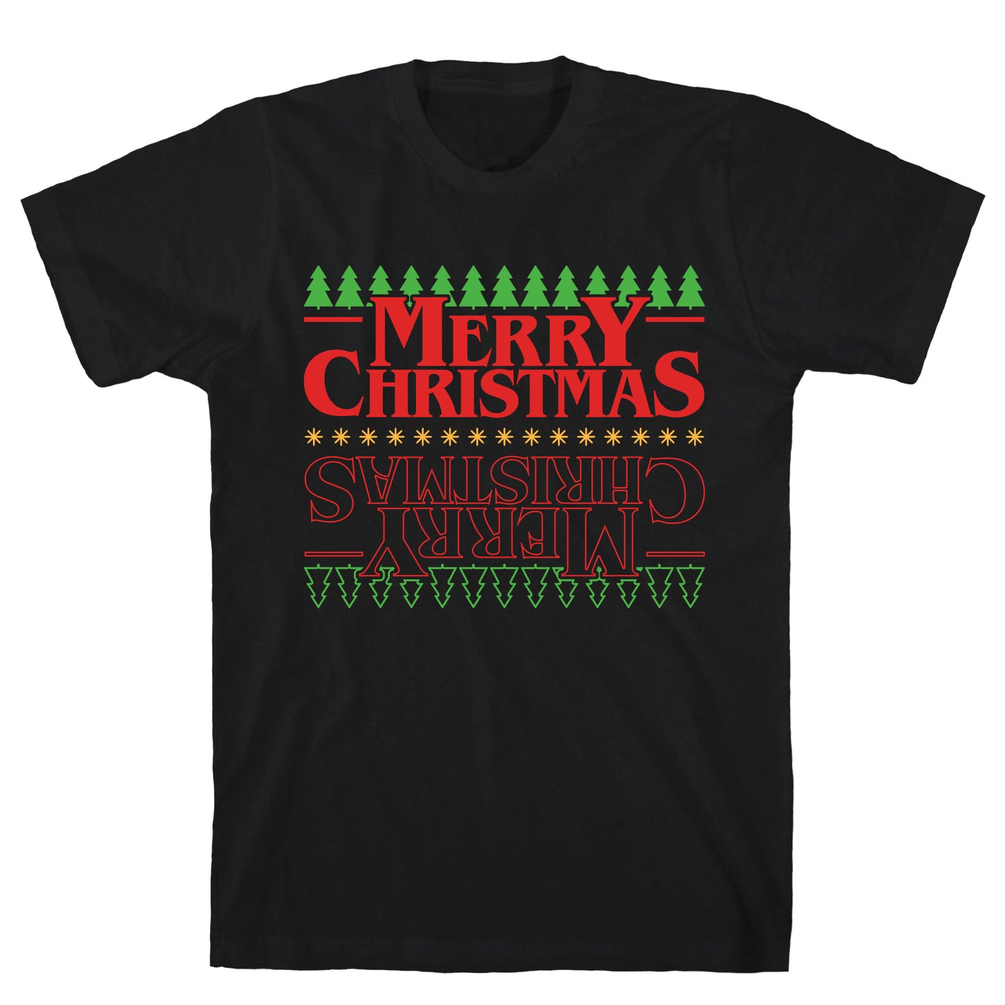 Christmas Upside Down T-Shirt