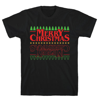 Christmas Upside Down T-Shirt
