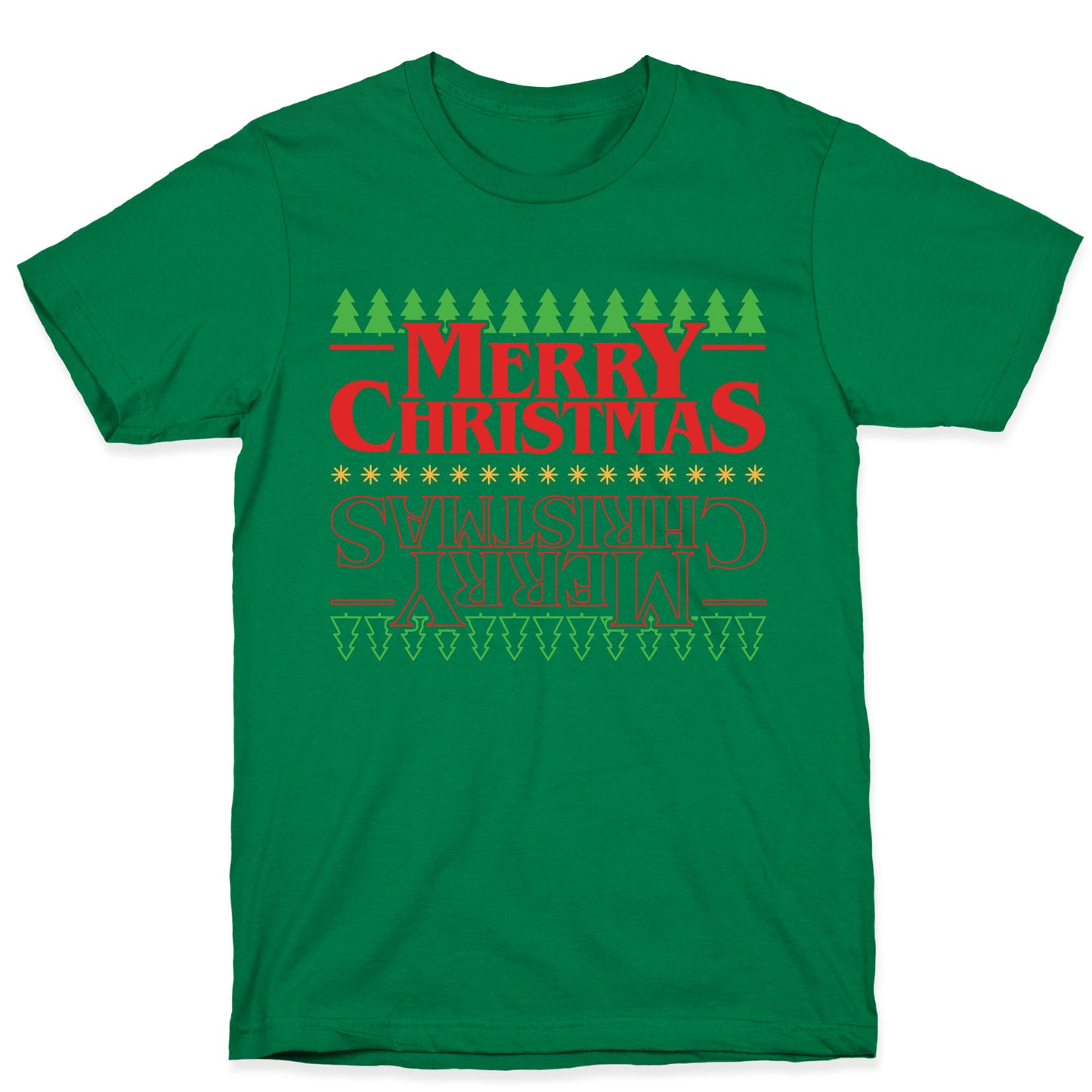 Christmas Upside Down T-Shirt