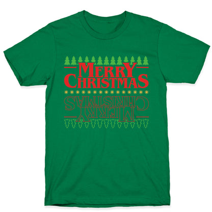 Christmas Upside Down T-Shirt