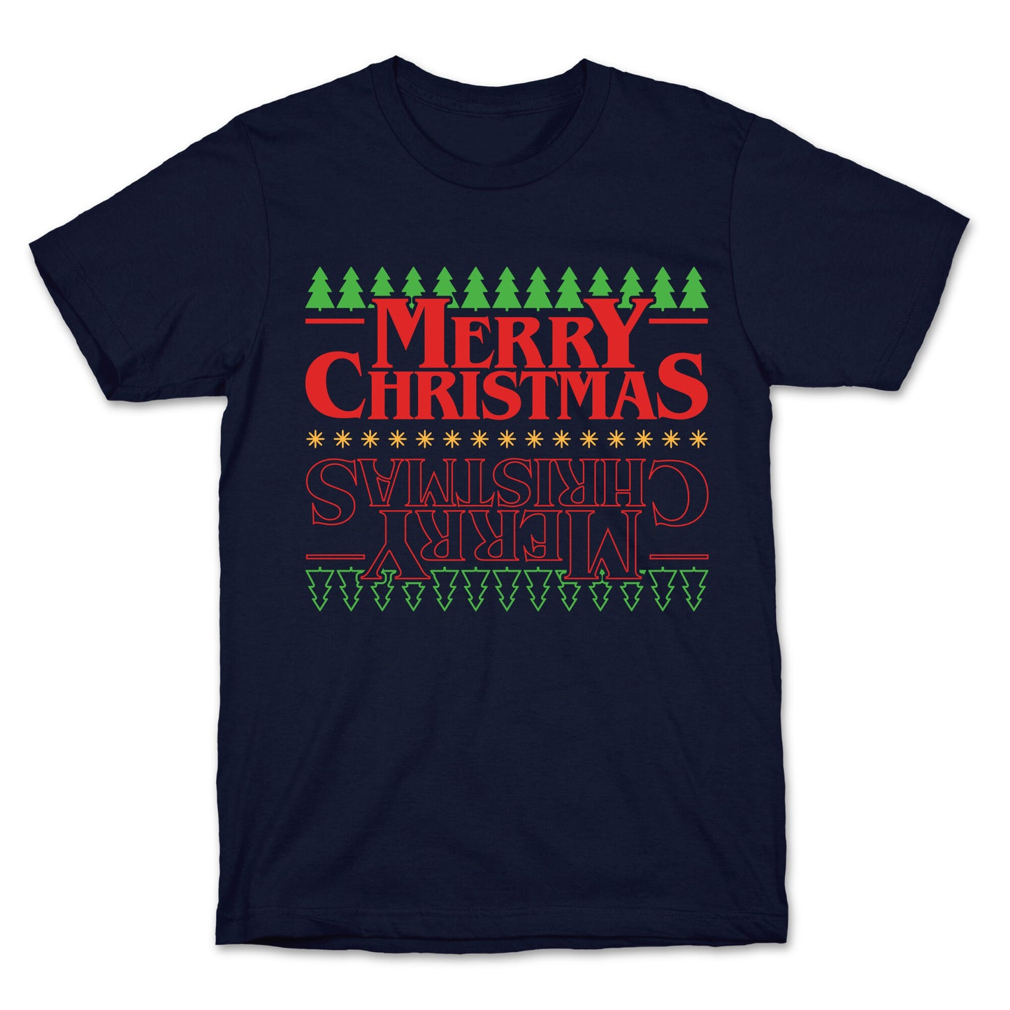 Christmas Upside Down T-Shirt