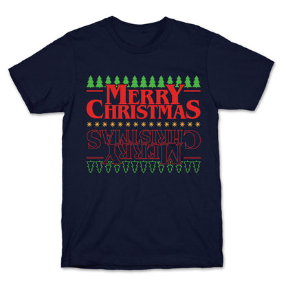 Christmas Upside Down T-Shirt