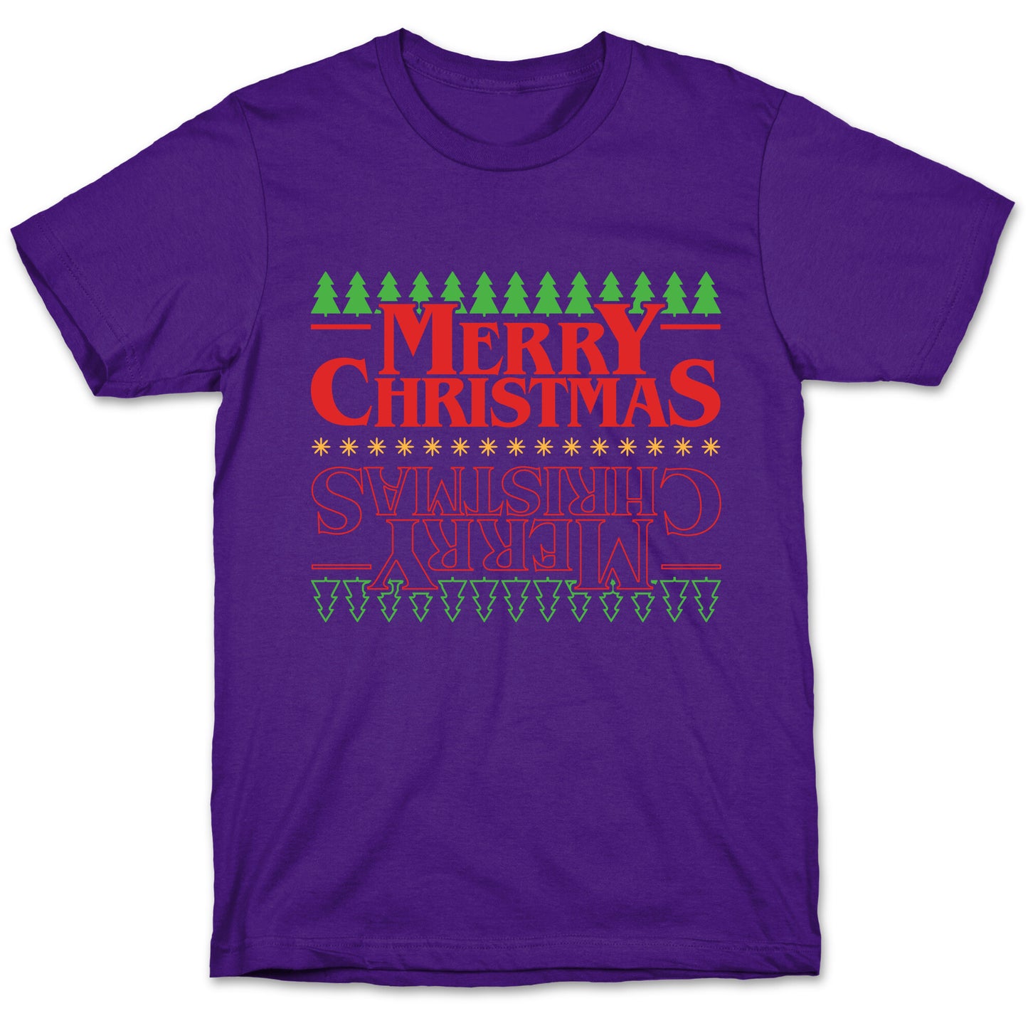 Christmas Upside Down T-Shirt