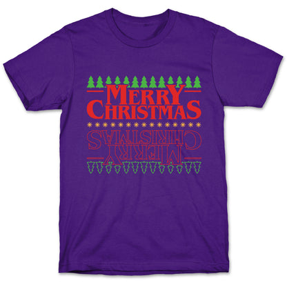 Christmas Upside Down T-Shirt