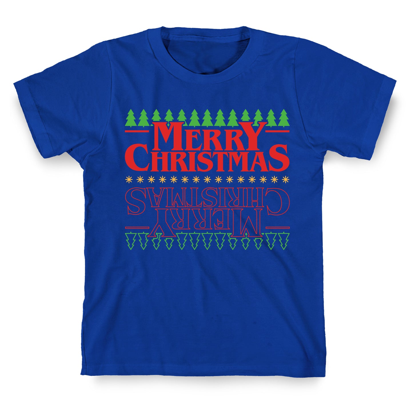 Christmas Upside Down T-Shirt