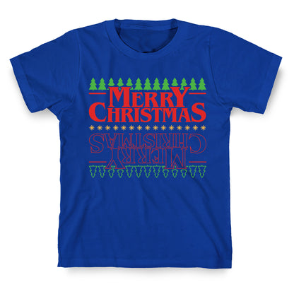 Christmas Upside Down T-Shirt