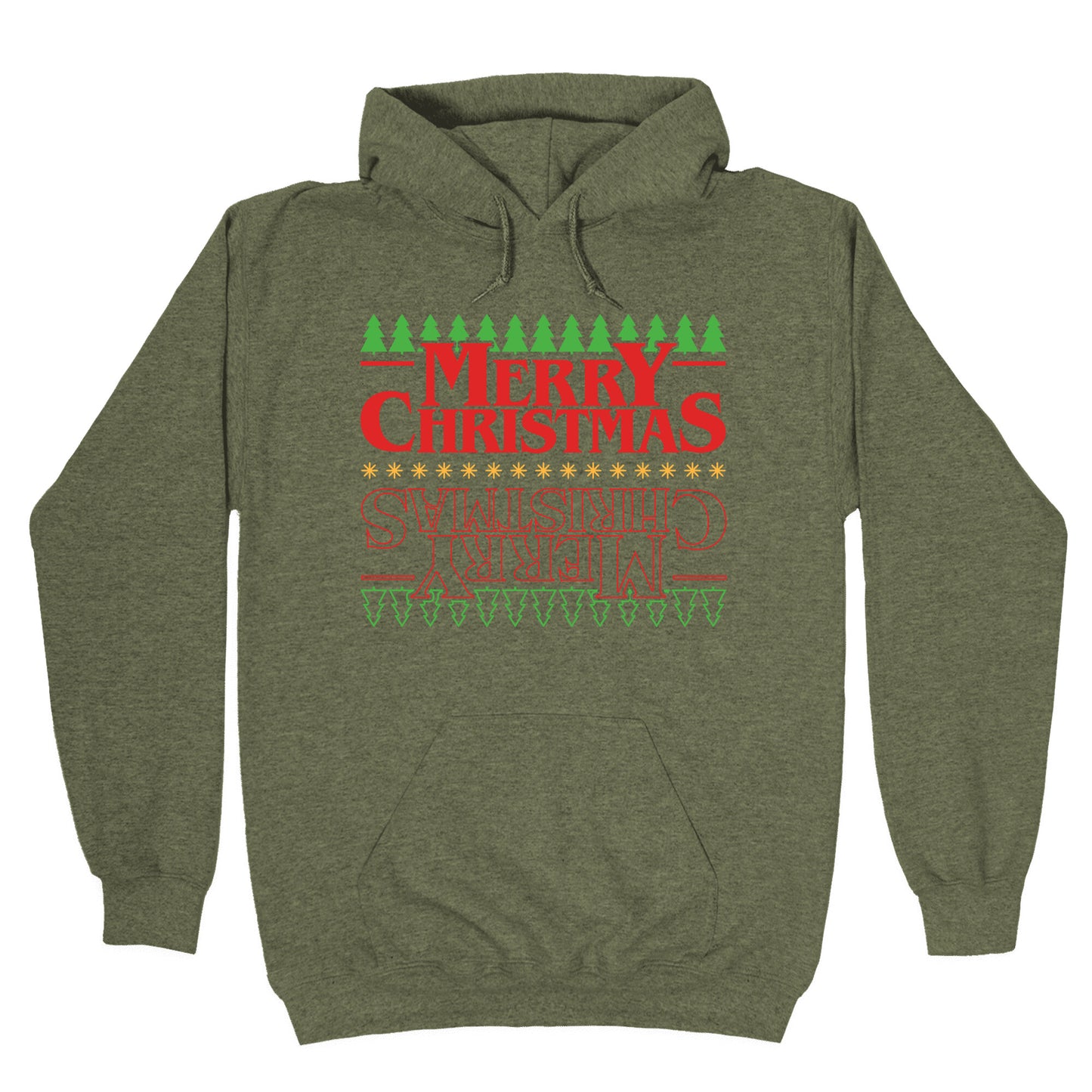Christmas Upside Down Hoodie