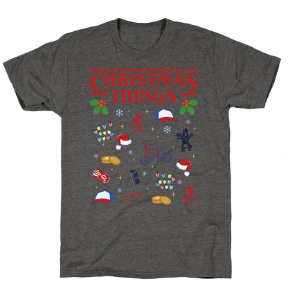 Christmas Things Unisex Triblend Tee