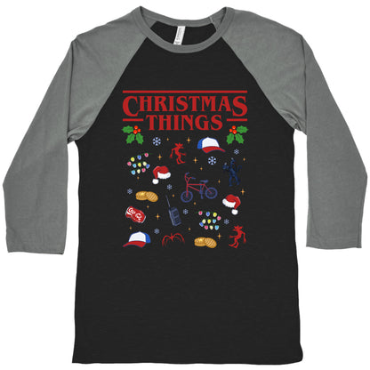 Christmas Things Baseball Tee
