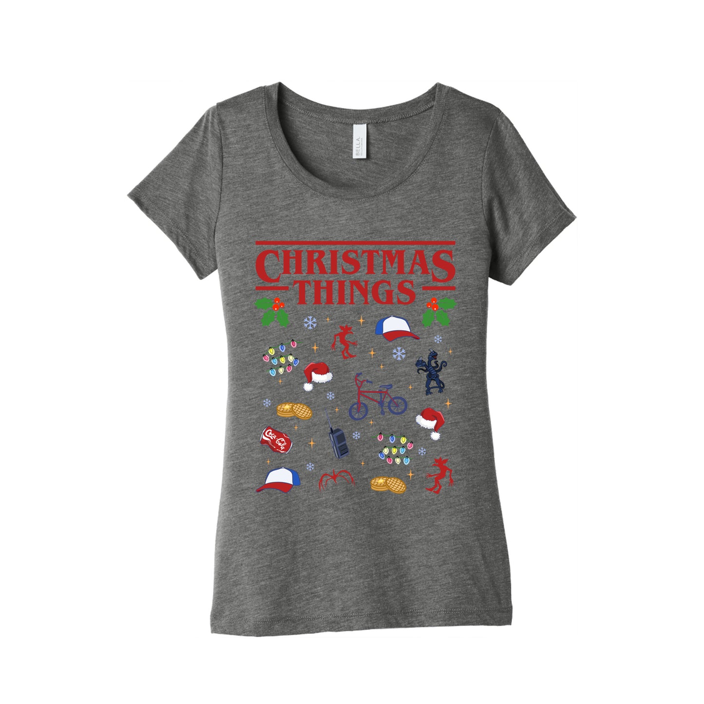 Christmas Things Womens Triblend Tee
