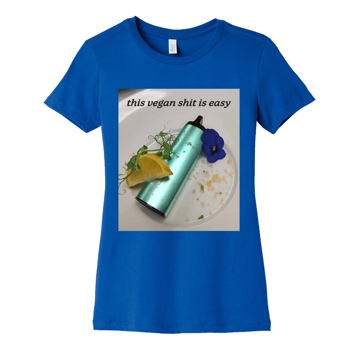 This Vegan Shit is Easy Womens Cotton Tee