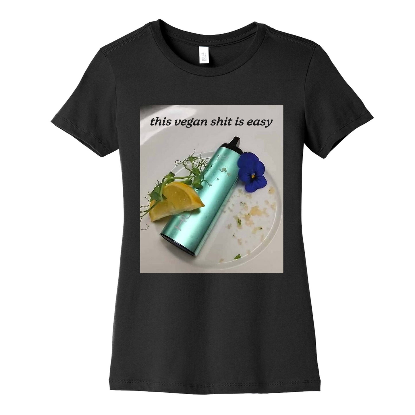 This Vegan Shit is Easy Womens Cotton Tee