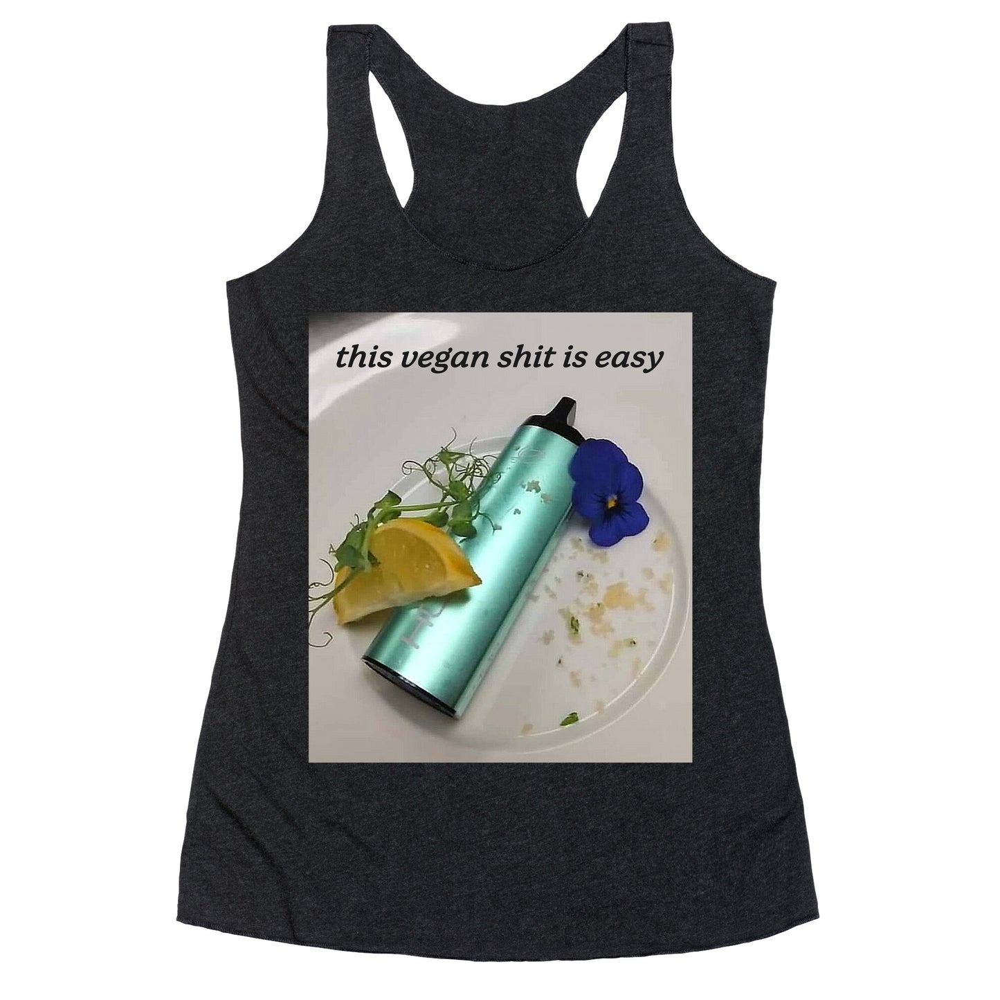This Vegan Shit is Easy Racerback Tank